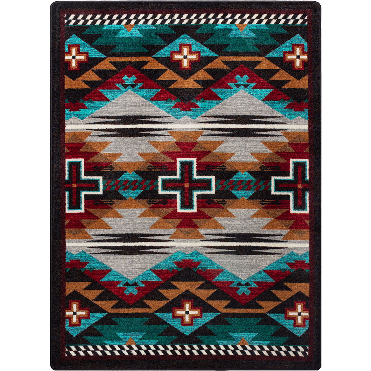 Rustic Cross Chablis Rug, Southwestern