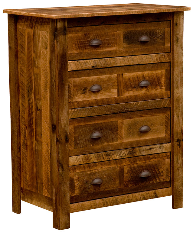 Fireside Lodge Barnwood 4 Drawer Chest – Western Passion