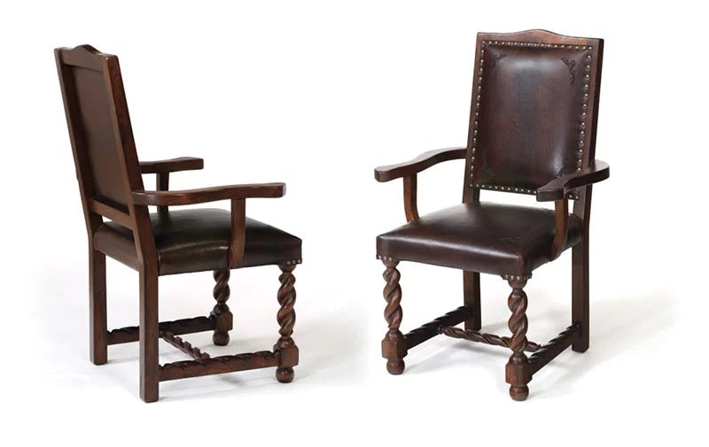 Rafaela Carved Western Dining Chairs Set of 2