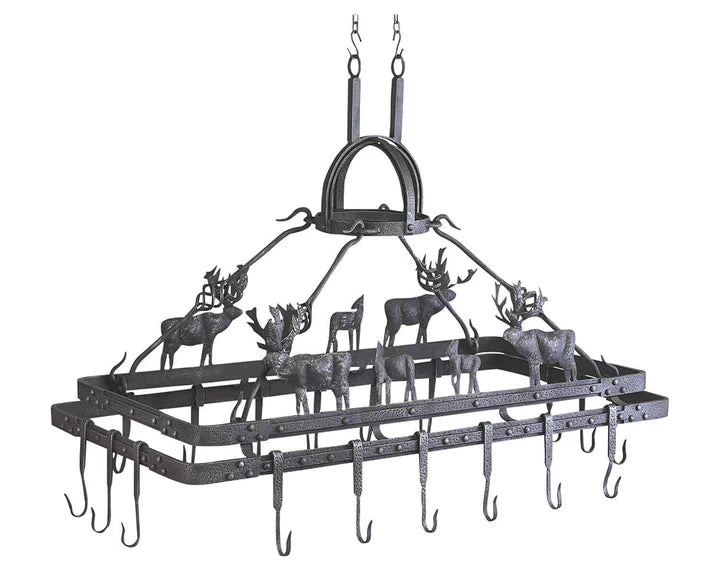 Rustic Pot Rack for your kitchen