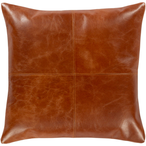 Leather look outlet throw pillows