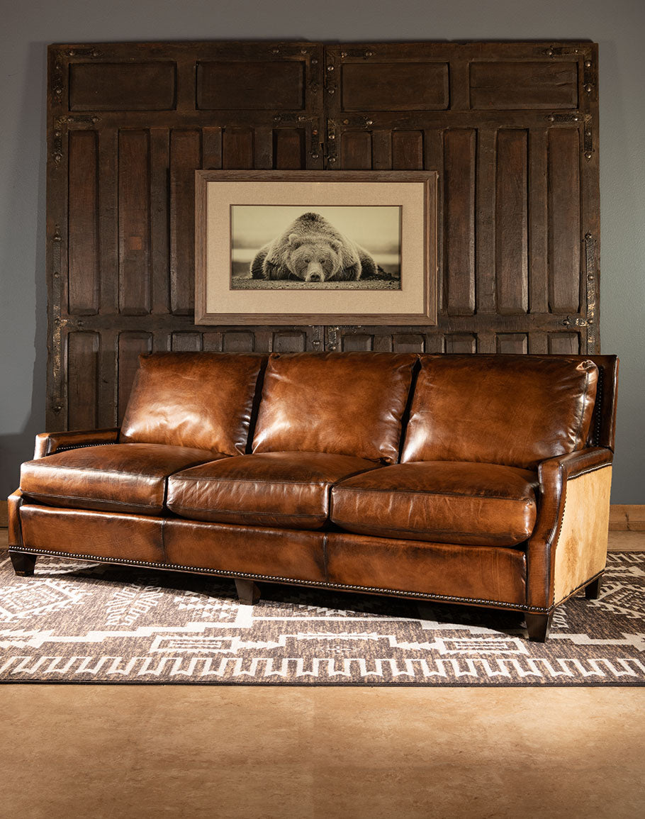 Desert Oasis Western Leather Sofa – Western Passion