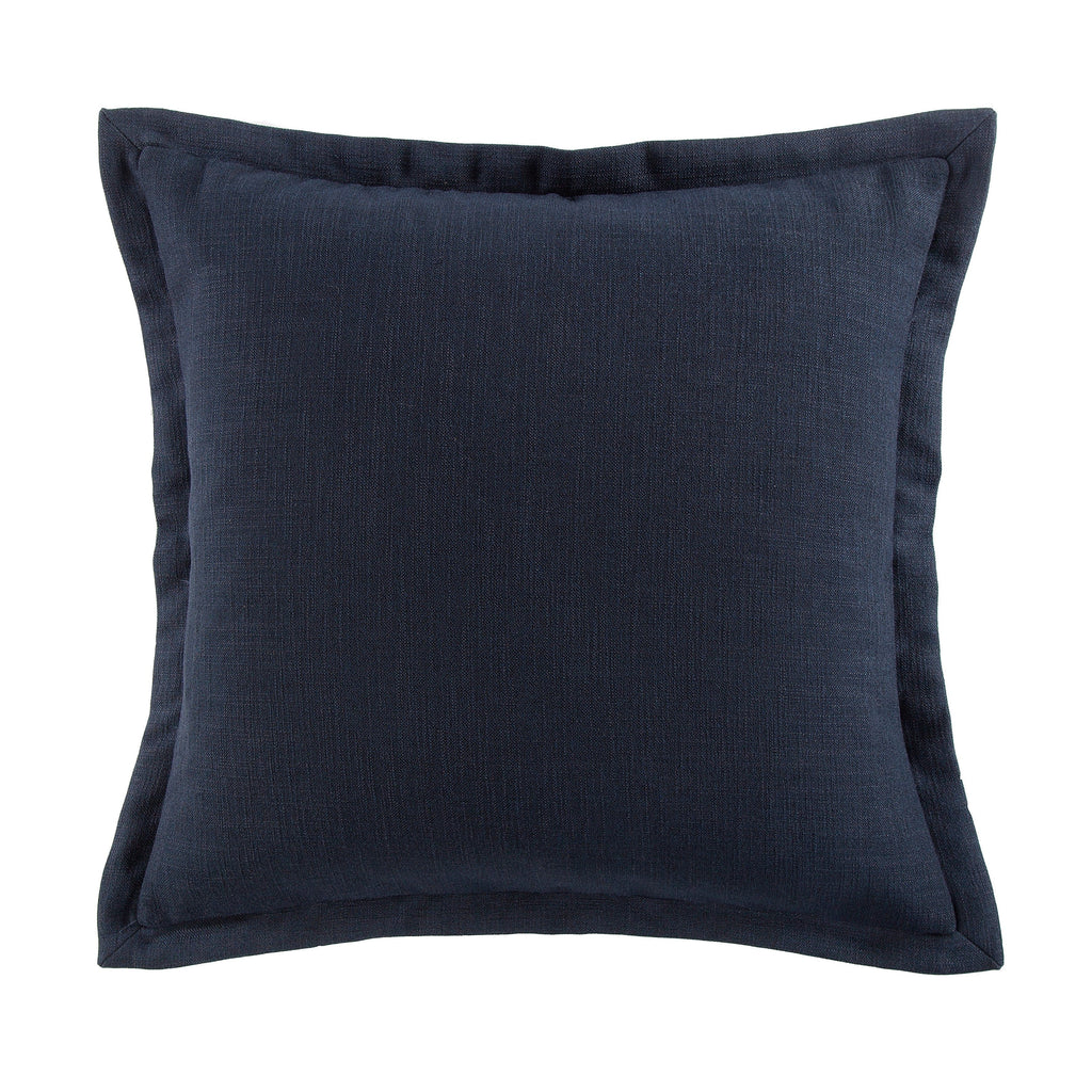 Camden Nubby Navy Euro Sham from HiEnd Accents