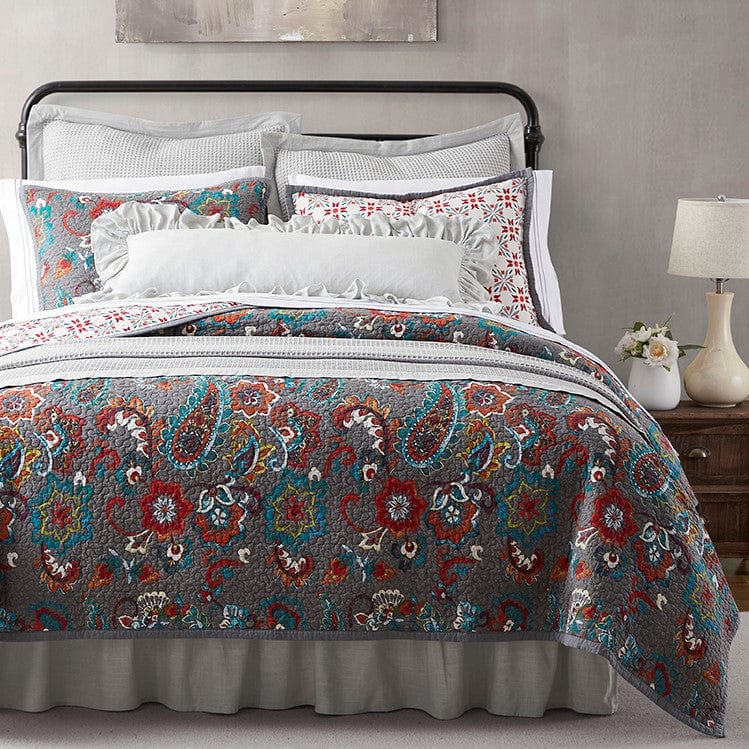 Abbie Western Paisley Reversible Quilt Set from HiEnd Accents