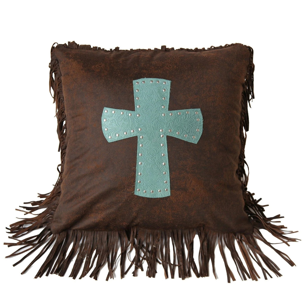 Sante Fe Crosses Chocolate Bath Towel - CLEARANCE