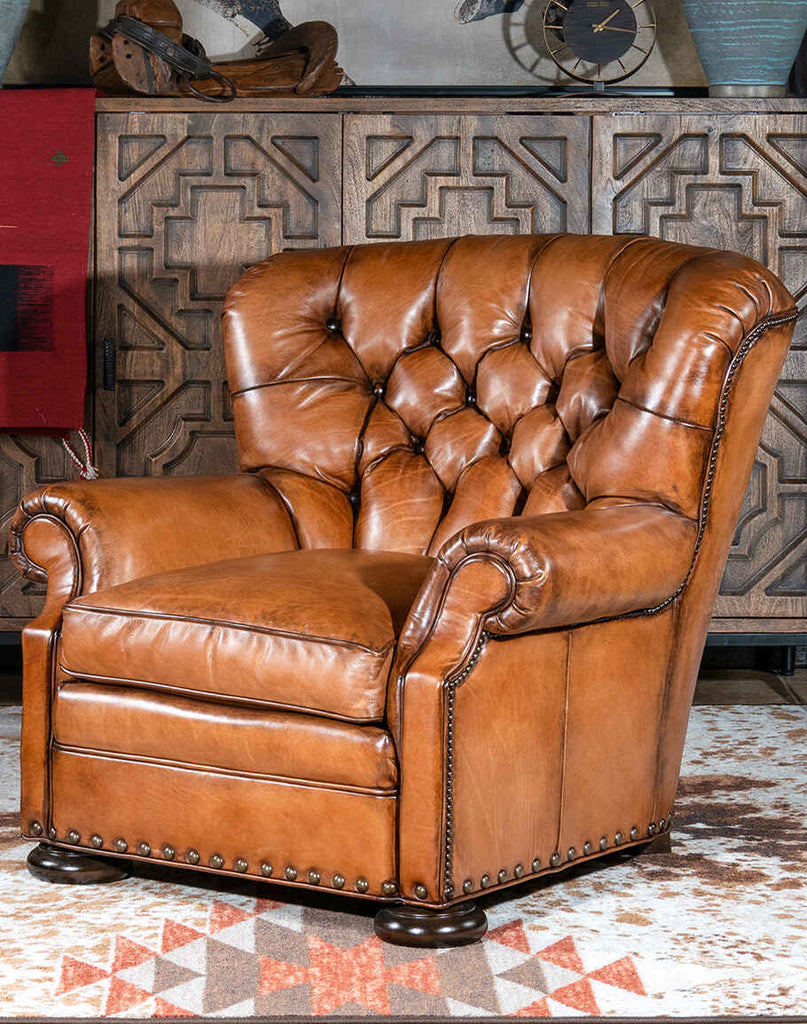 This furniture masterpiece is skillfully constructed using the revered 8-way hand-tied method, showcasing enduring quality. 