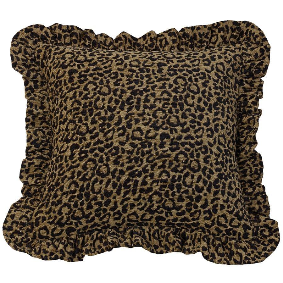 San Angelo Leopard Chenille Throw Pillow from HiEnd Accents