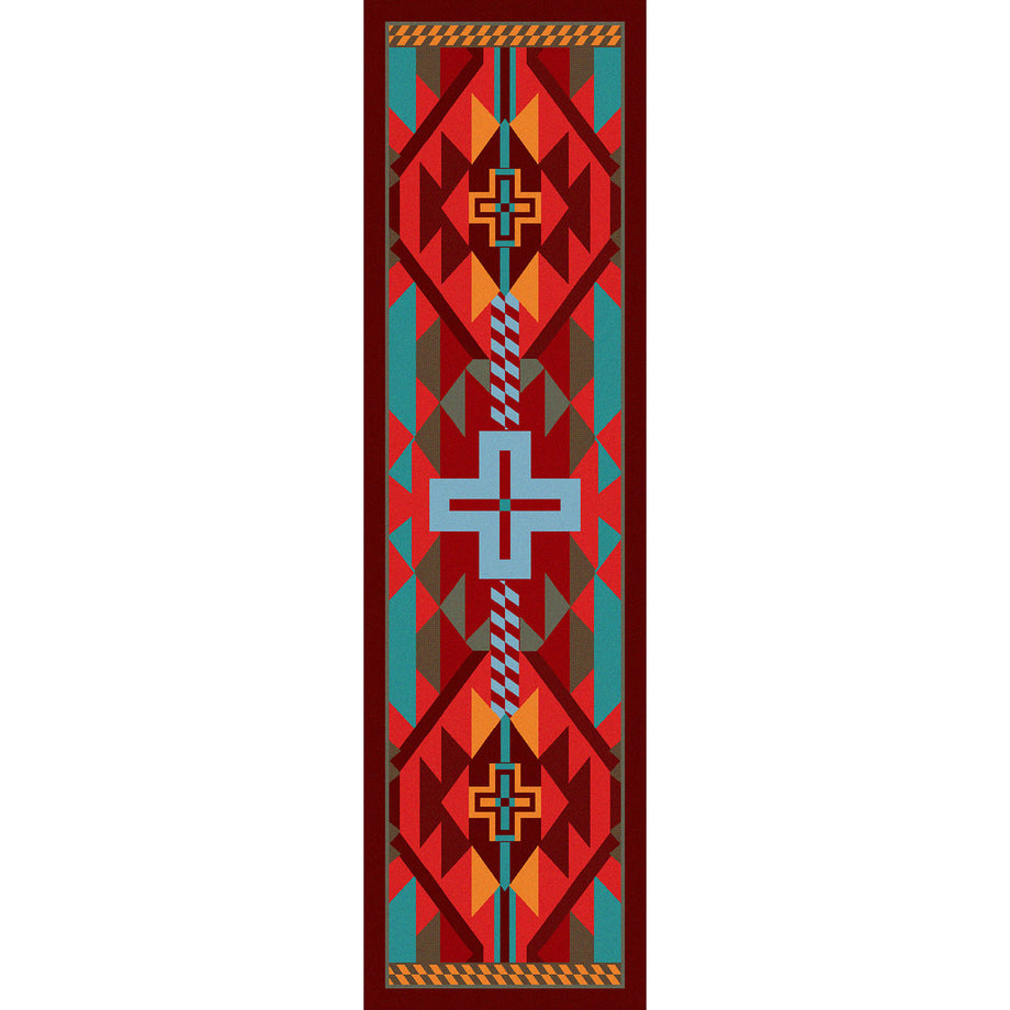 Rustic Cross Chablis Rug, Southwestern