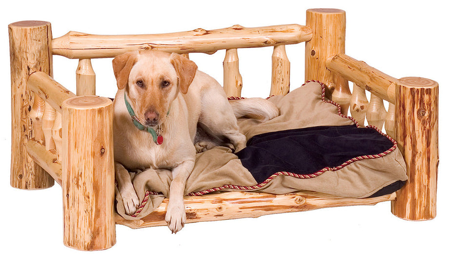 Cedar hot sale dog bed