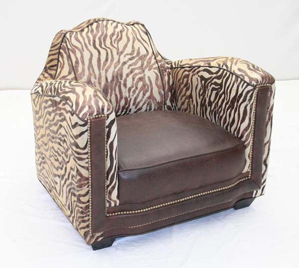 Old Hickory Tannery Wild Baby Zebra Chair – Western Passion