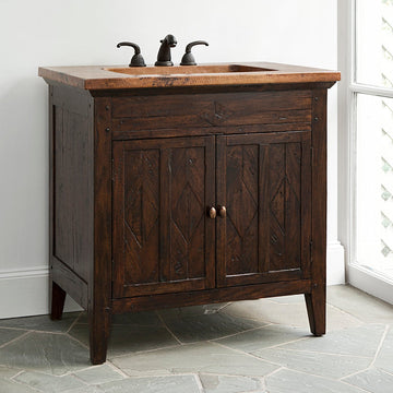 Fireside Lodge Barnwood Linen Cabinet