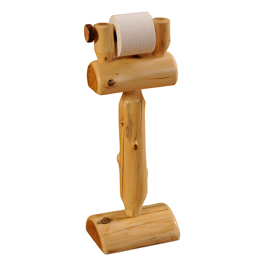 Freestanding Toilet Paper Holder Stand