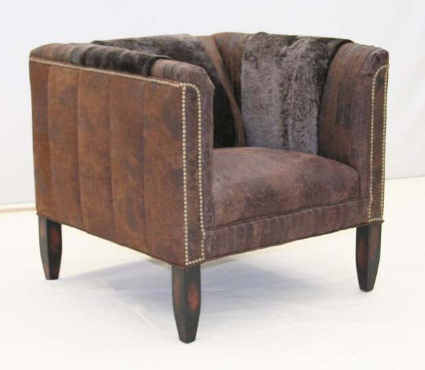 Gator Leather Accent Chair