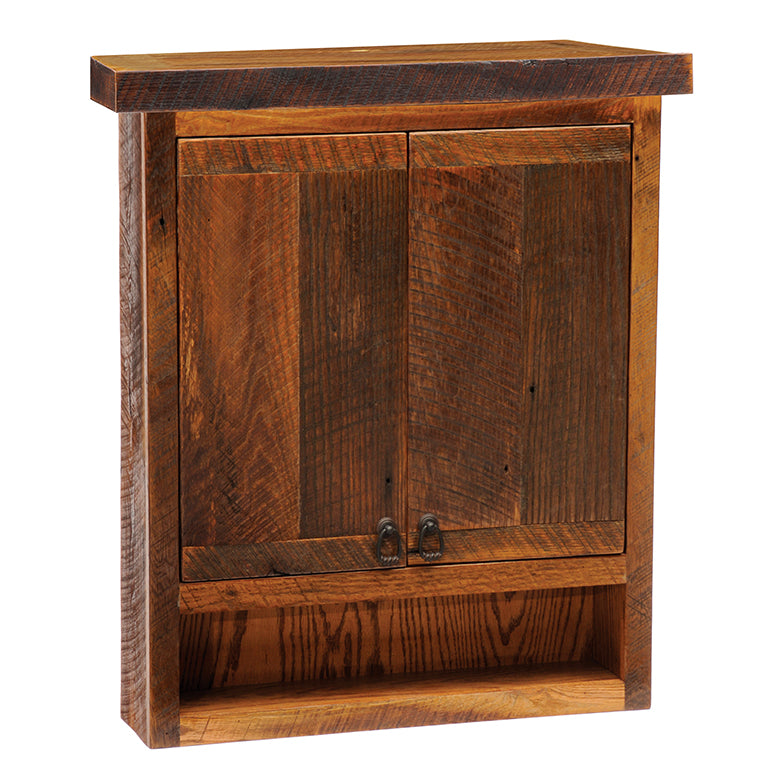 Fireside Lodge Barnwood Linen Cabinet