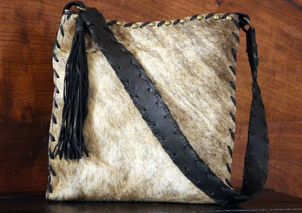 B8 Western Leather & Cowhide Handbag