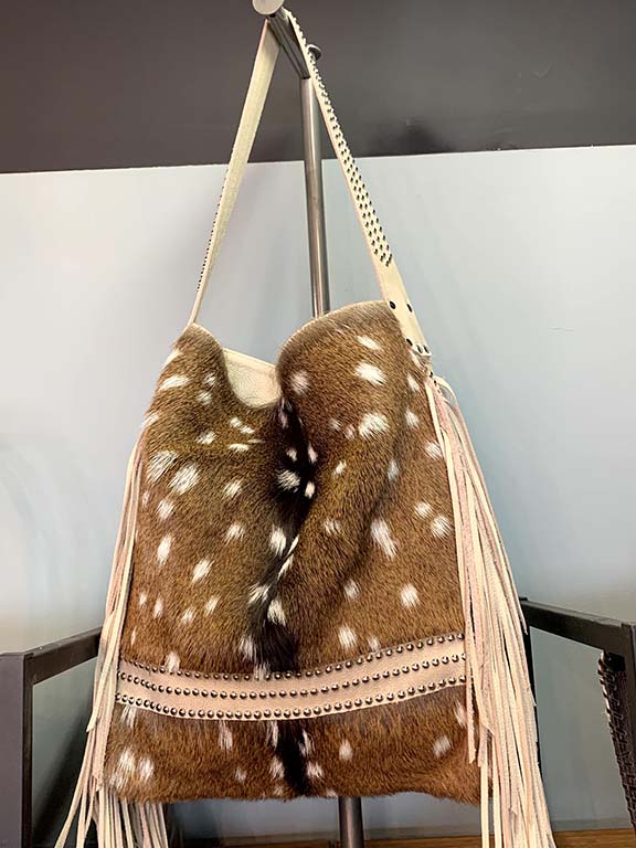 Deer hid leather clutch – The Ponderosa Boutique