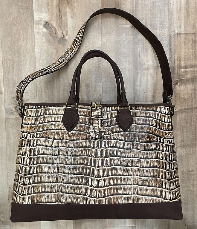 Cream brahmin online bag