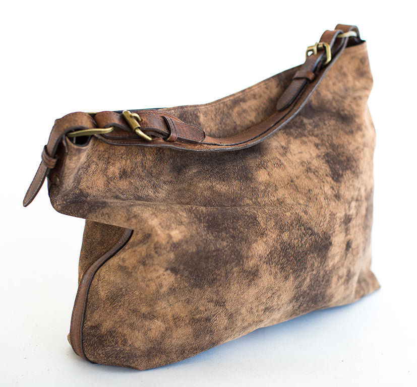 Large Suede Leather Bag