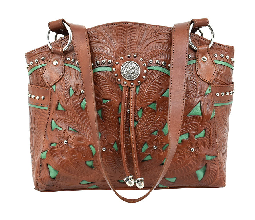 American West Lady Lace Tote Handbag - Country Outfitter