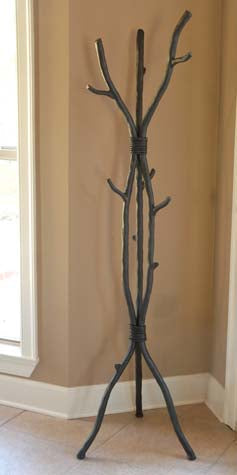 Wrought iron coat rack sale