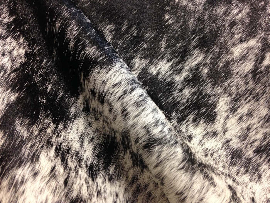 Cowhide Western Wrapping Paper Roll, Black Brown & White Cowhide