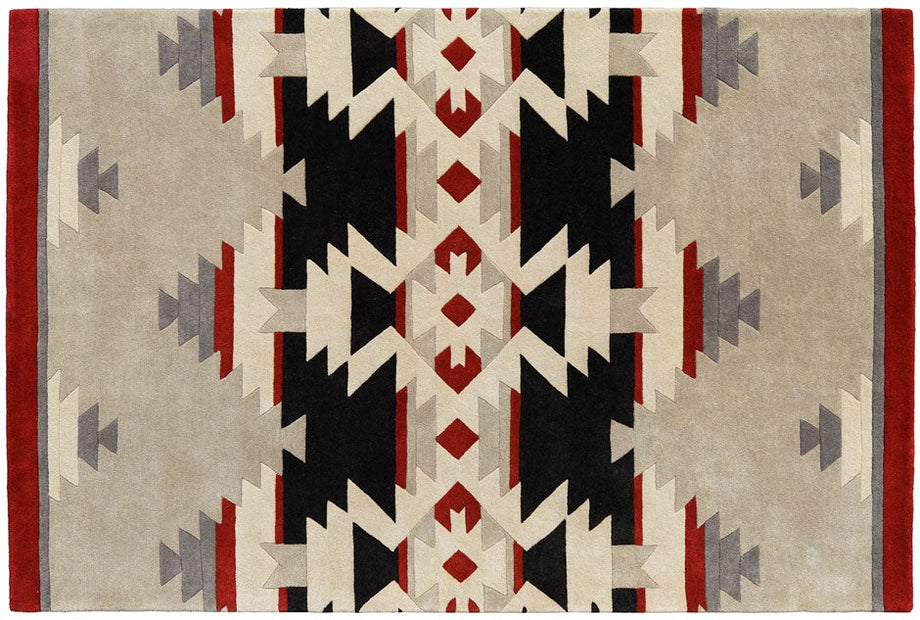 Steps to The Sky Tierra Rug - 6 x 9, Brown by Pendleton