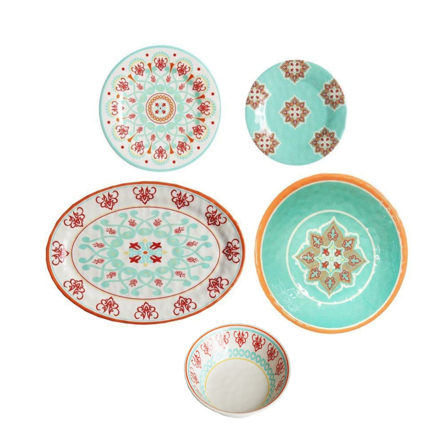 Ranch Life 14PC Melamine Dinnerware Set