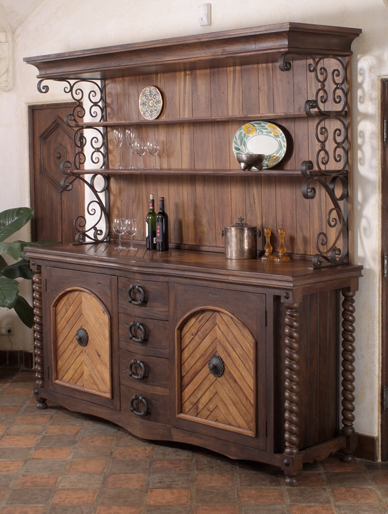 Rafaela Handcrafted Buffet with Optional Hutch – Western Passion