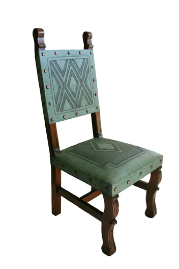 Tooled Leather Flower 2024 Pattern Replacement Chair Seat 14 x 12