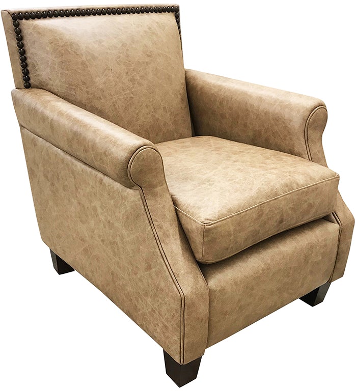 Cowhide lounge online chair