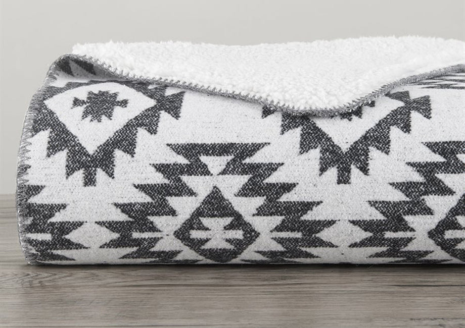 Black best sale aztec throw