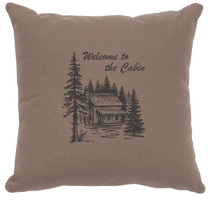 Western Cotton Throw Pillow