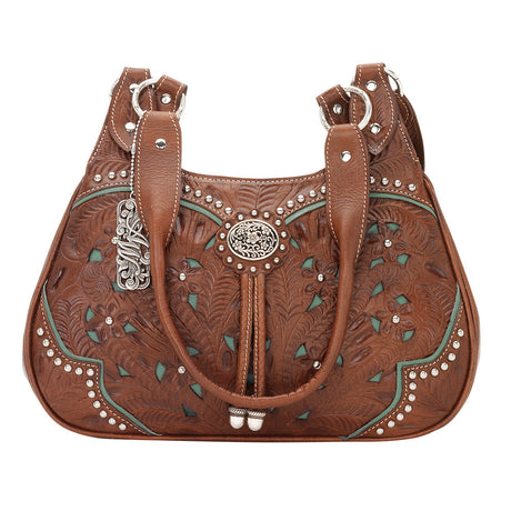 Lady Lace Western Purse Turquoise Lace Tote Western Passion